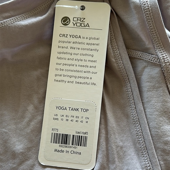 Pima Cotton Crop Tank Deep Armhole - Picture 6 of 6